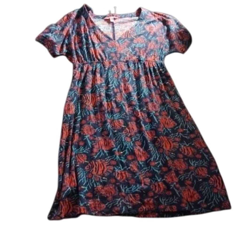 Lilly Pulitzer-blue/ Pink Clownfish Dress
